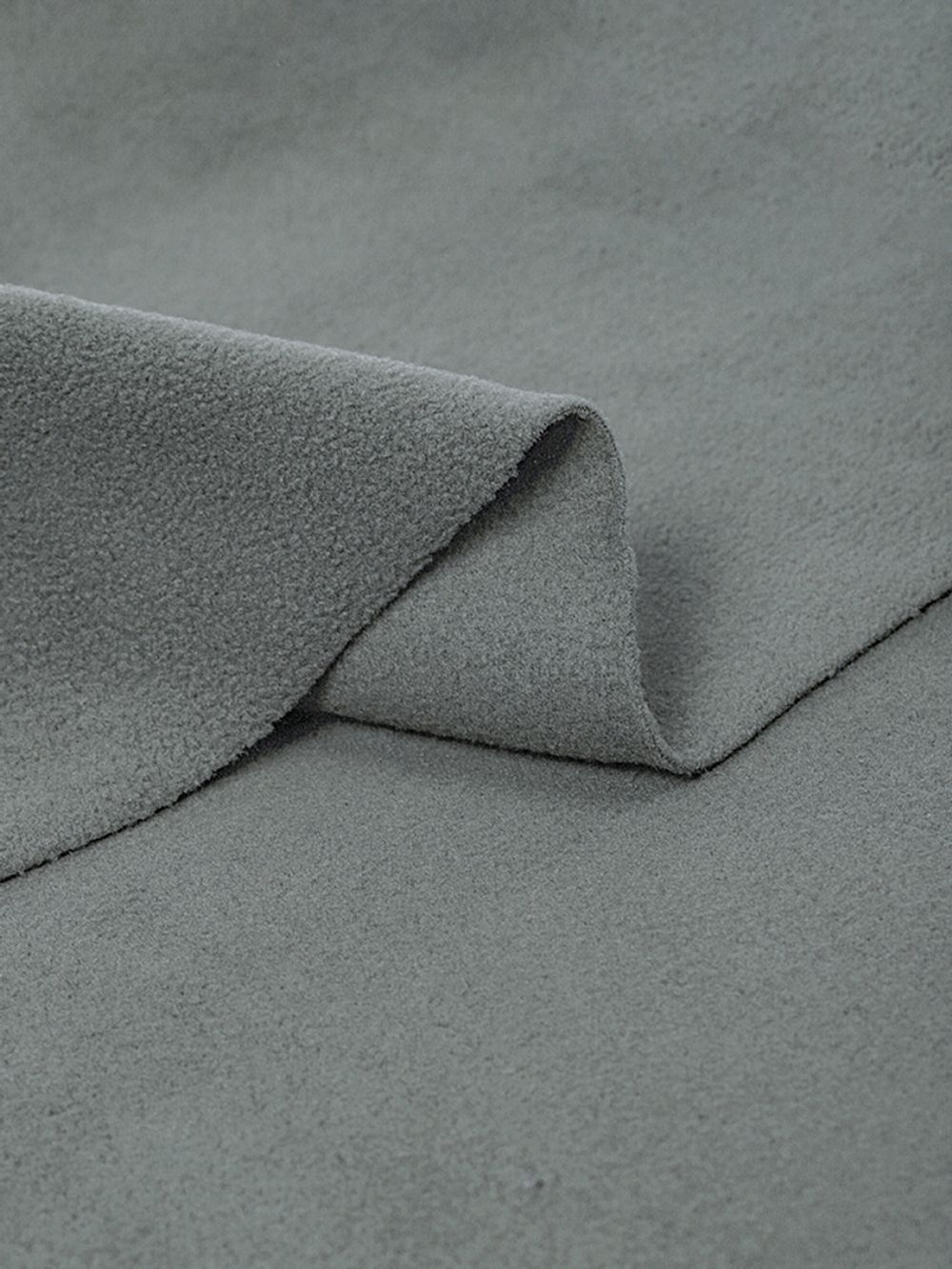 Флис 2-сторонний 190 г/м², 150 см / 2 метра, TBY-0059-307.2, цв.S307 серый