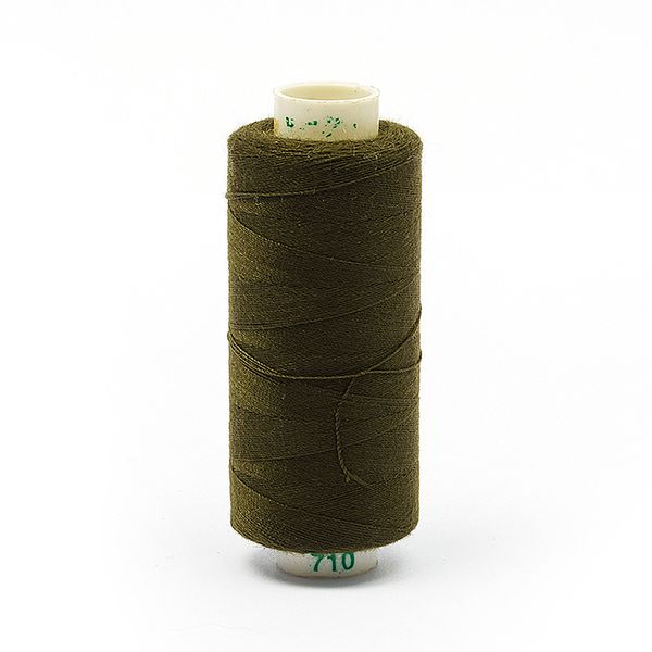 Нитки швейные бытовые Dor Tak 40/2, 366 м / 10 кат., 710 оливковый