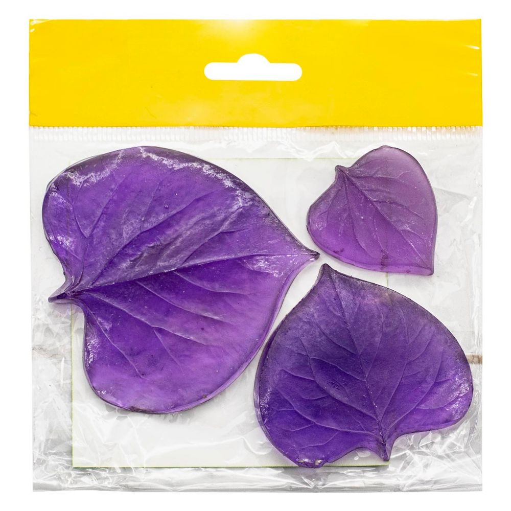 Молд Лист сирени, уп.3 шт