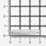 Украшение пришивное 30х6 мм, пластик, светло-серый, СВ_Т-21, 36 шт
