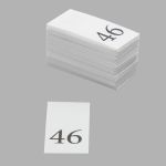 Этикетка-размерник, белый, 10х20 мм, 100 шт, 46