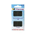 Иглы ручные для штопки 1-5, 10 шт, Gamma N-219