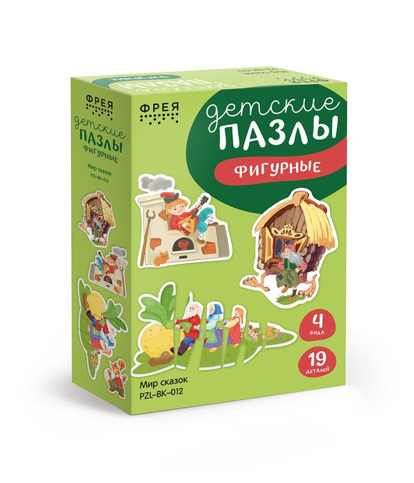 Пазлы для малышей Мир сказок 19 элемент, Фрея PZL-BК-012
