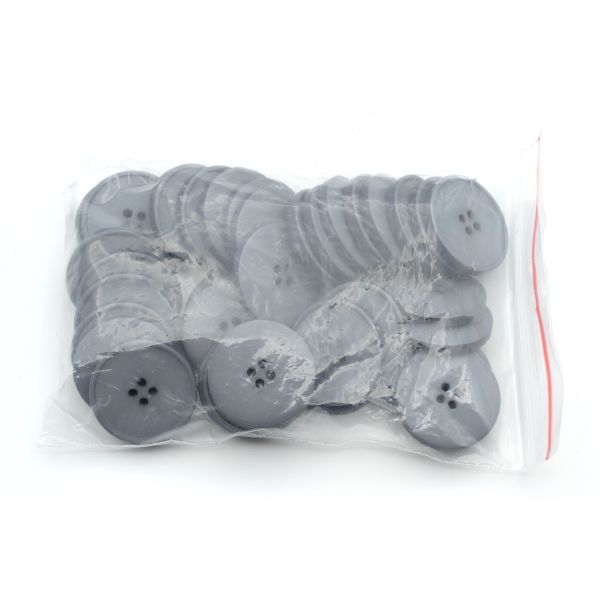 Пуговицы 4 прокола 40L (25мм), (Gray1 (серый1)), 36 шт
