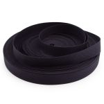 Стропа (ременная лента) 25 мм / 50 метров, толщ. 1.0 мм, [17 г/пог.м], 100% п/э, 005 черный