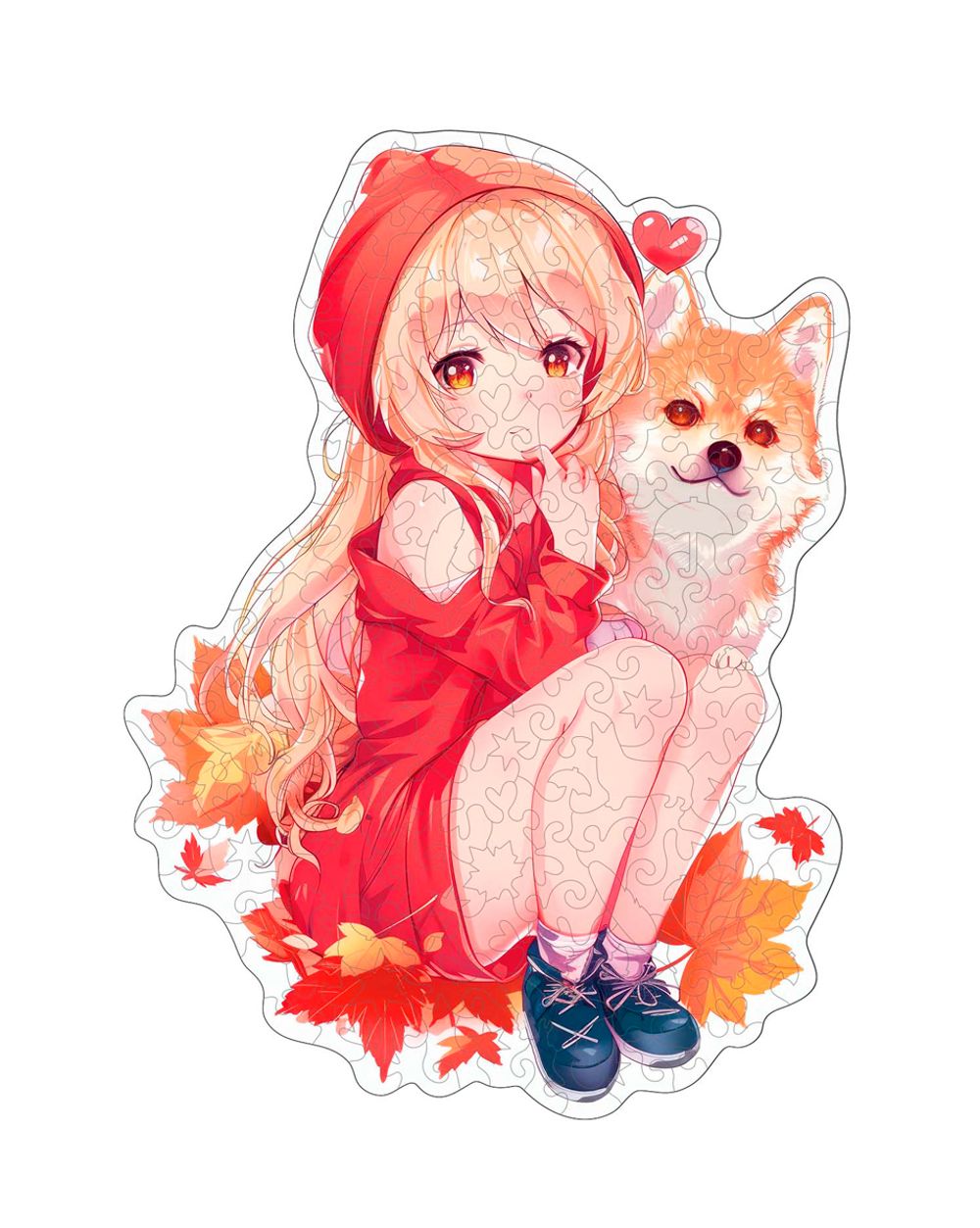 Пазл фигурный деревянный Осенняя пора 149 элементов, Фрея PZLF-002