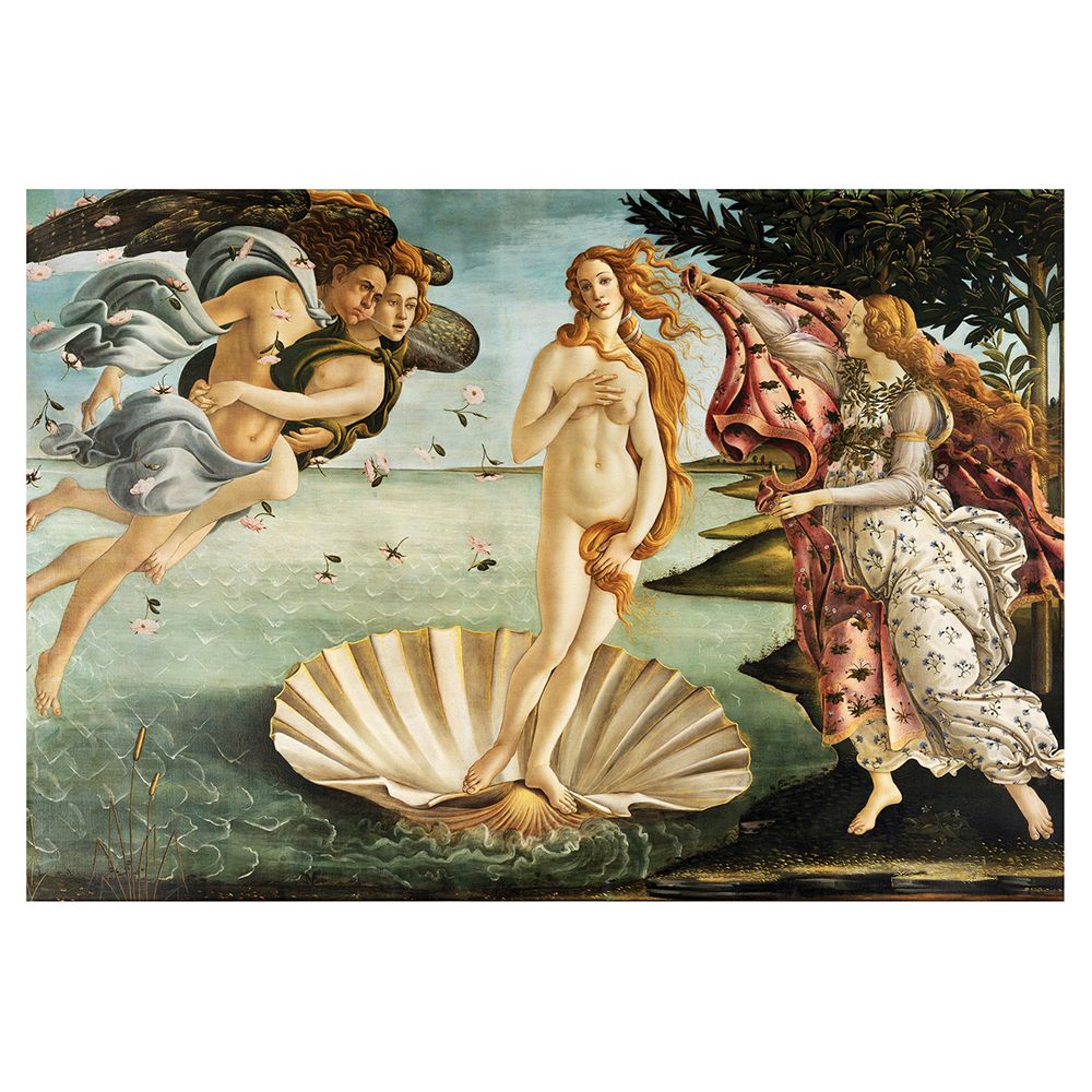 Пазл. Мировые шедевры искусства 1500 элементов, MET-PZL-1500/03 Рождение Венеры, Сандро Боттичелли, Фрея