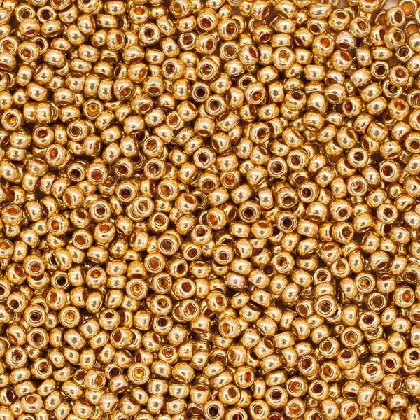 Бисер Preciosa Solgel metallic 10/0 (2.3 мм), 100 г (5х20 г), цв. 18304