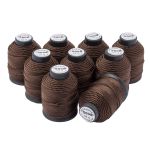 Нитки капроновые 500К, 50м, 104 коричневый, 9 катушек