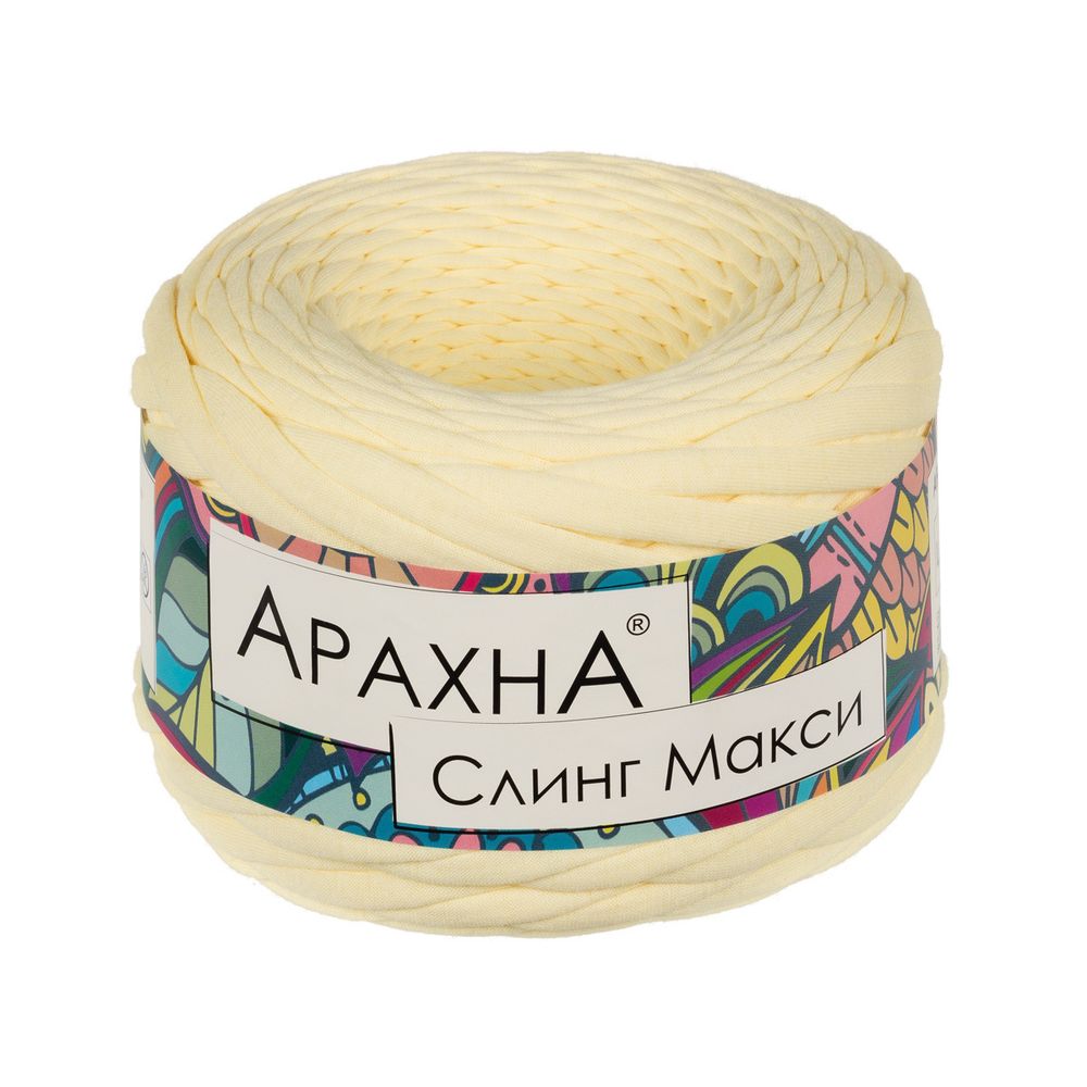 Пряжа Arachna Sling Maxi / уп.4 мот. по 300 г, 100 м, 51 св.желтый Пряжа Arachna Sling Maxi / уп.4 мот. по 300 г, 100 м, 51 св.желтый