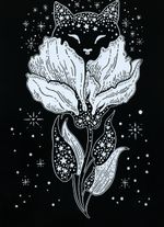 Набор для творчества Гравюра-блокнот Космический кот, 14х20 см, Hobbius GHPB-06