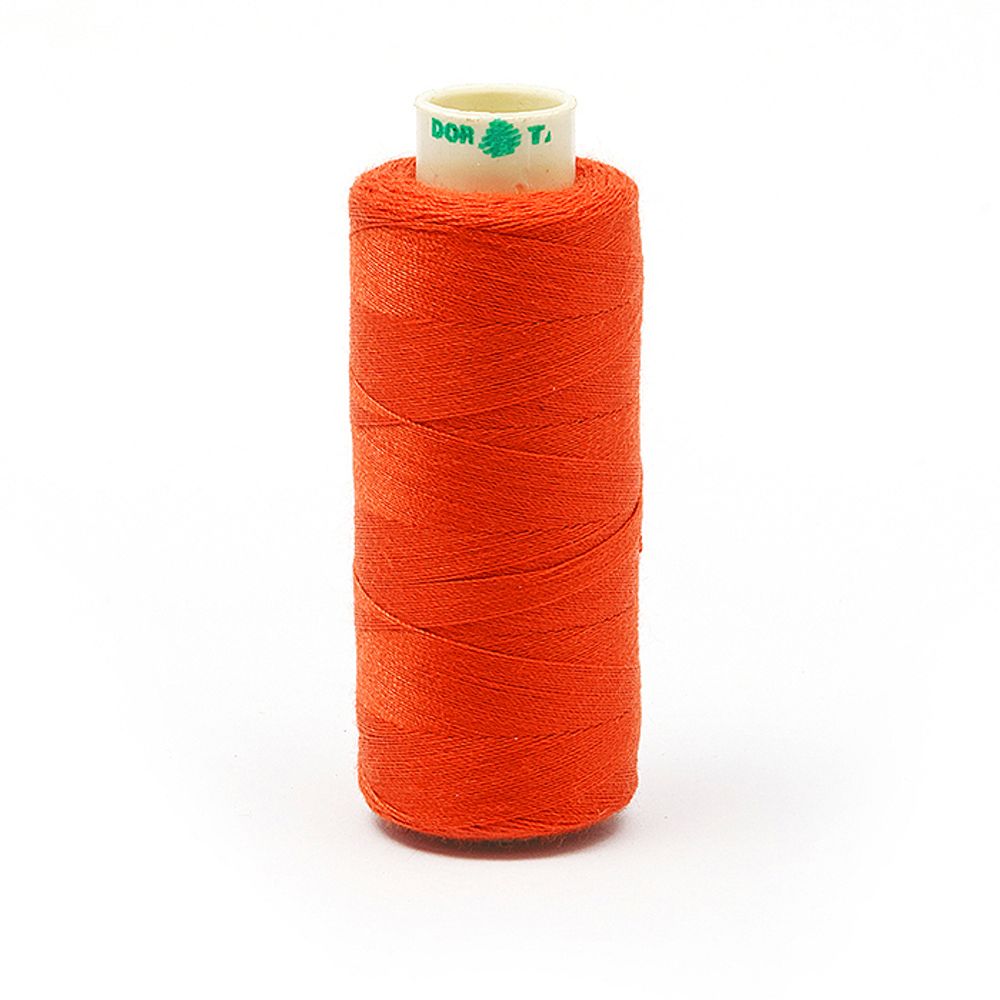 Нитки швейные бытовые Dor Tak 40/2, 366 м / 10 кат., 461 рыжий