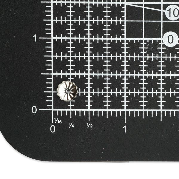 Шапочка для бусин, 5мм 50 шт в упак, Астра, Серебро