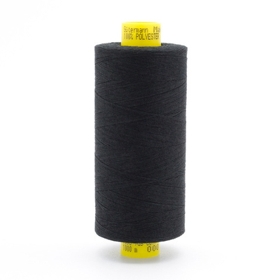 Нитка Gutermann Mara 150 (1000 метров), 1 кат., особо тонкая | _000 черный
