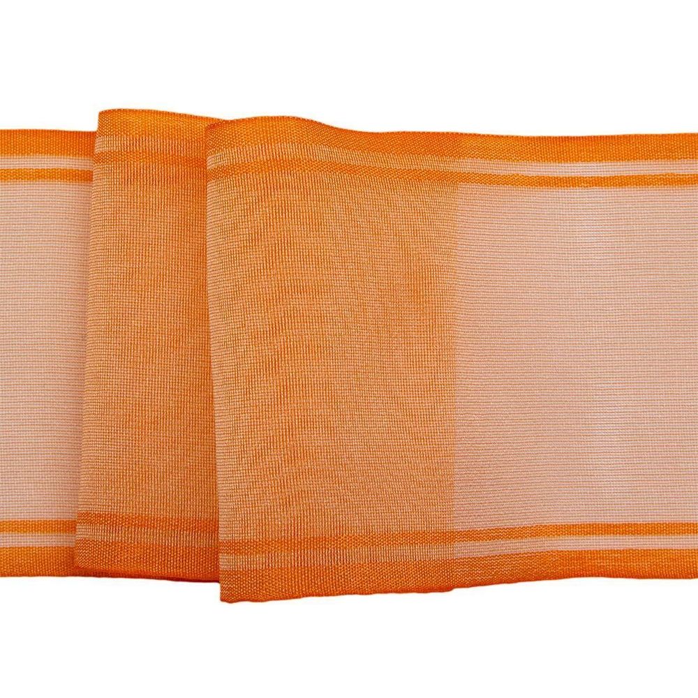 Лента для бантов (капрон) _8 см, 25 м (оранжевый) С3501