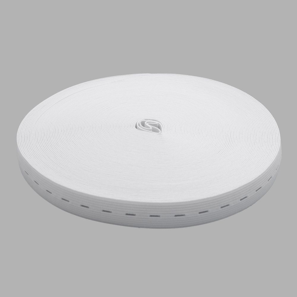 Резинка перфорированная 20.0 мм / 25 метров, белый