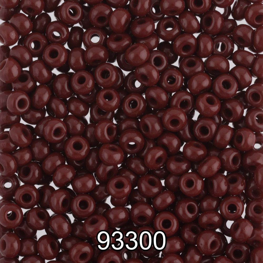Бисер Preciosa круглый 10/0, 2.3 мм, 500 г, 93300 (Ф193) бордовый