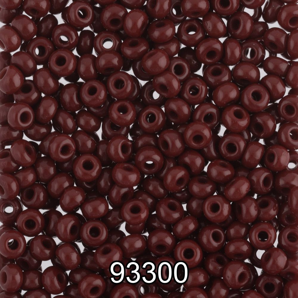 Бисер Preciosa 10/0 (2.3 мм), 500 г, 93300 (Ф193) бордовый