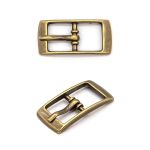Пряжка ременная металл 10 мм (внешн. 12х26 мм), латунь, 20 шт, BIG