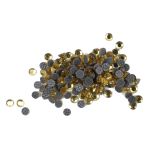 Стразы термоклеевые, 2 мм, ss6, 150 шт/упак (124 св.желтый)