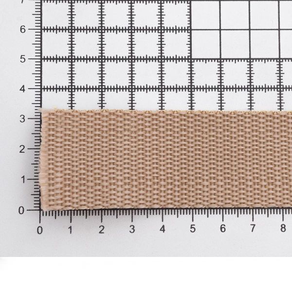 Стропа (ременная лента) 30 мм / 25 метров, толщ. 1.0 мм, [15.8 г/пог.м], 100% п/э, 24 кремовый