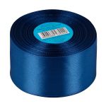 Лента атласная 1-сторонняя 50.0 мм / 33±2 метра, 038 т.синий, Gamma