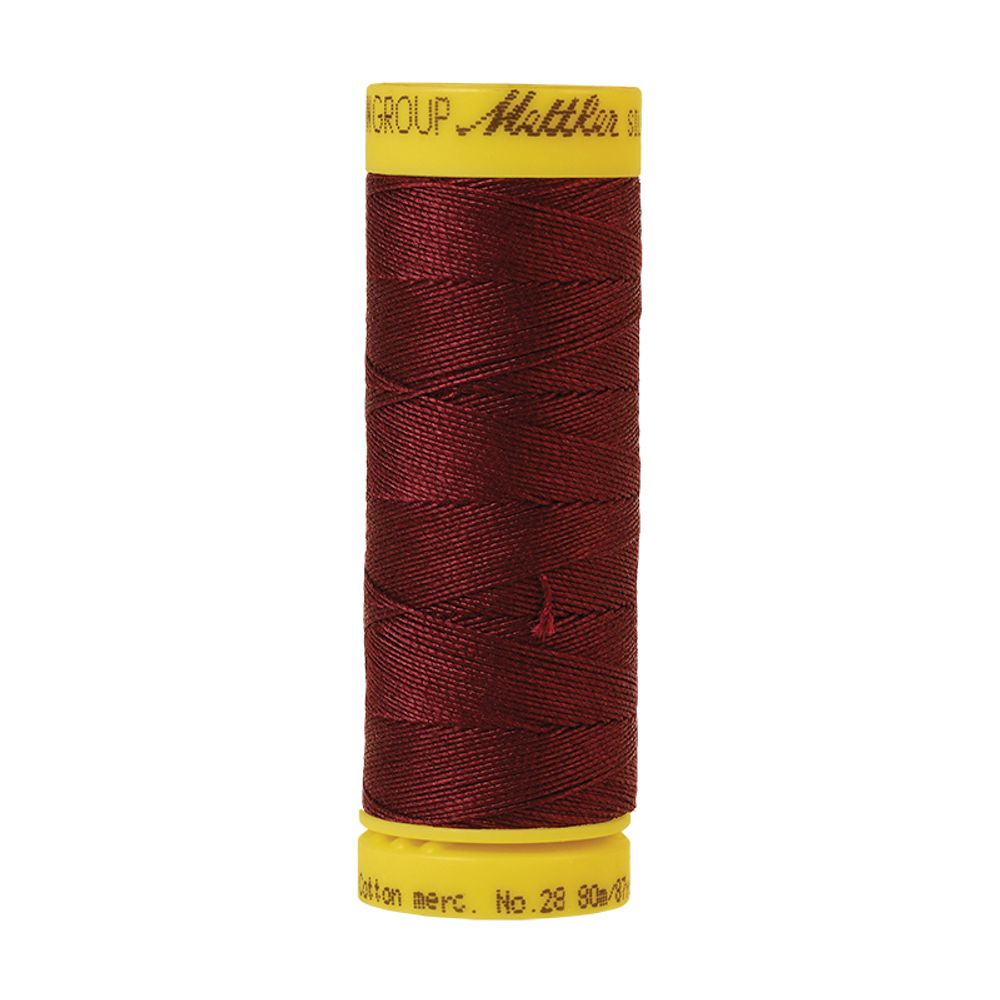 Нитки хлопковые отделочные Mettler Silk-Finish Cotton 28, 80 м, 0111, 5 катушек