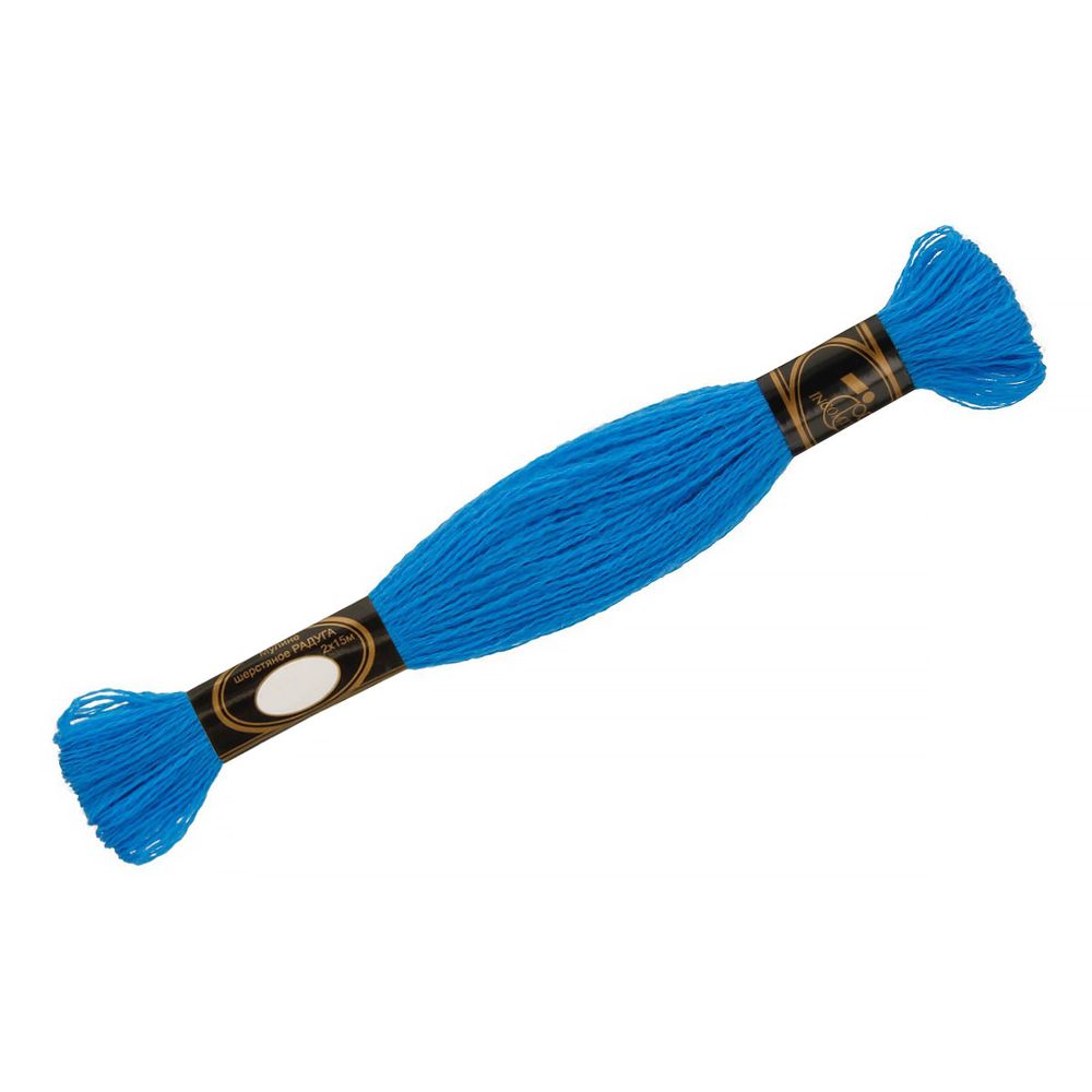 Мулине Радуга, цв.518 т. лазурный, Россия, 8 мотков по 15 метров