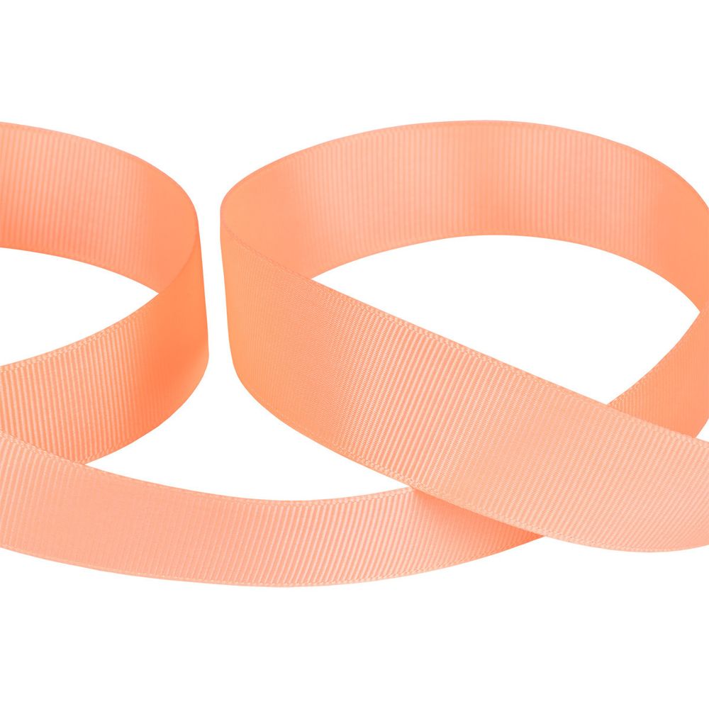 Лента репсовая (в рубчик) 25.0 мм / 45.5 метра, 044 оранжевый, Gamma GR-25