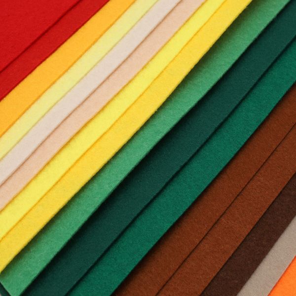 Фетр листовой жесткий 1.0 мм, 180гр, 20х30 см, ассорти, 16 штук Astra&Craft (4)