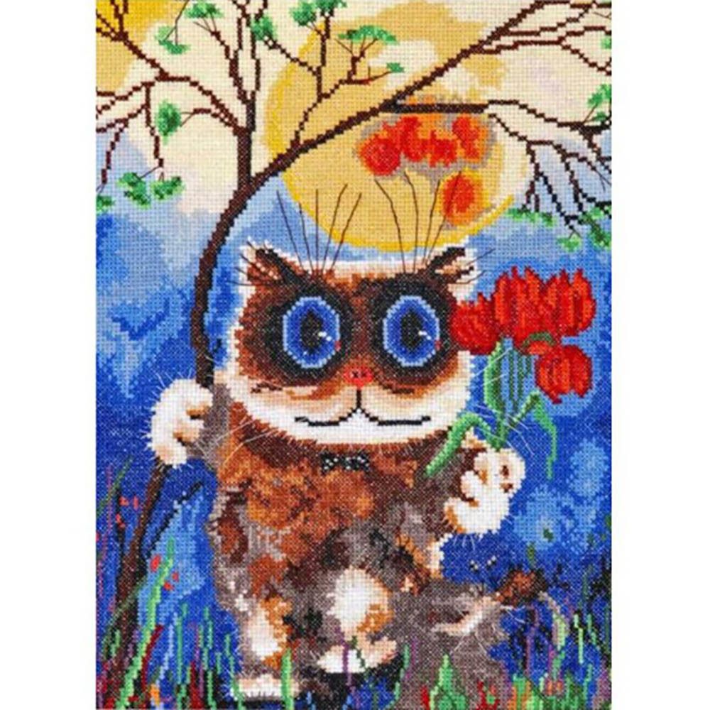 Набор для вышивания нитками Hobby&Pro, На свидание, 21х29 см