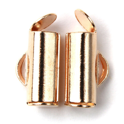 Концевик для бисерного полотна, 10 мм, 6 штук, Astra&Craft (золото) 4AR2033