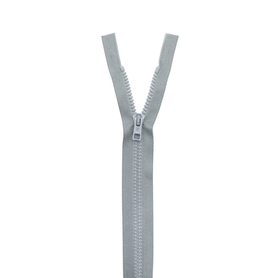 Молния трактор Arta Т6 (6 мм) 1 зам., разъем., 55 см, цв. 074 серый, уп.5 шт