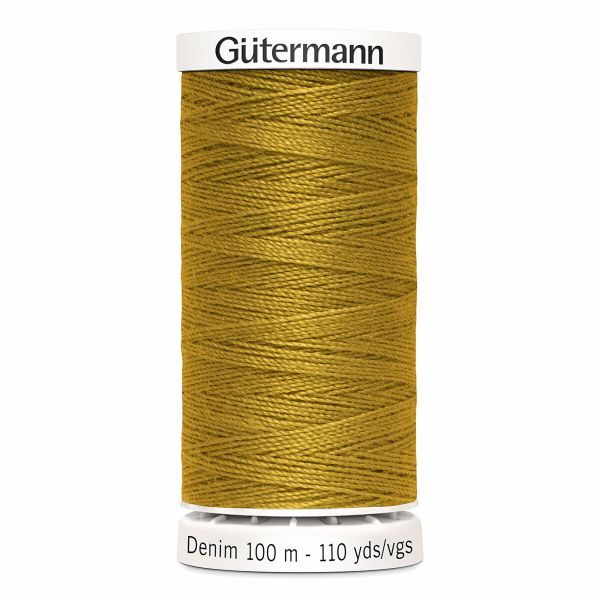 Нитки для джинсовых тканей Gutermann Denim 50, 100м, 1970, 5 катушек