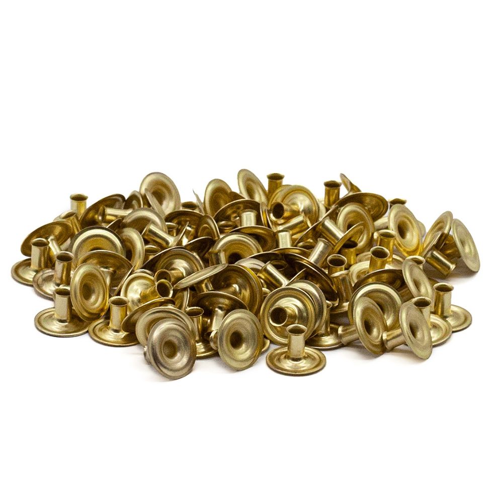 Часть кнопки Альфа (S-образная) ⌀11 мм (D-часть), 5 золото (D-часть), 100 шт, BIG