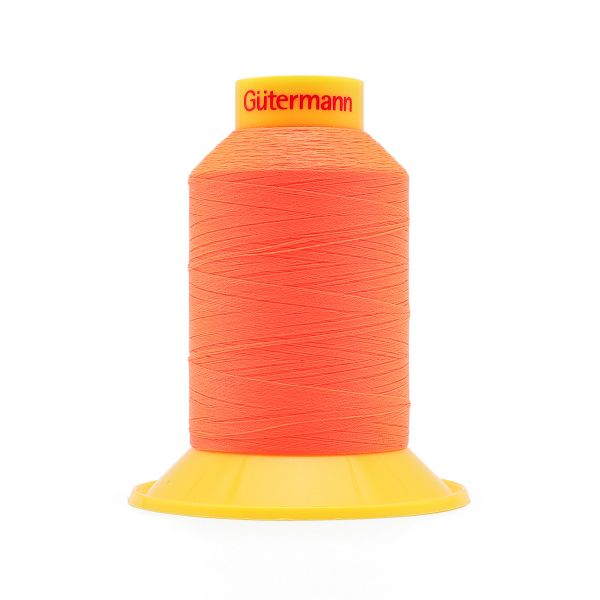 Нитка эластичная Gutermann Maraflex 120, 1500 м, 716936, 3871 неоновый оранжевый, 1 катушка