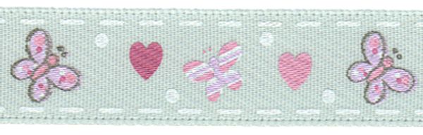 Лента атласная с рисунком 12.0 мм / 22.8±1 метра, B2/132, Gamma ALP-125