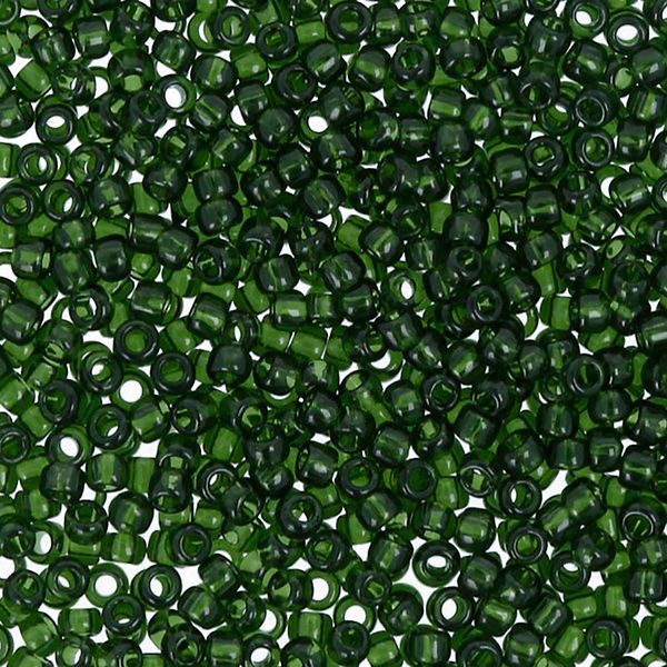 Бисер Toho 15/0 круглый (1.5 мм), 25 г (5х5 г), 0940 травяной