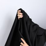 Атлас стрейч для нижнего белья 107 г/м², 125 см / 25 метров, 0180 цв.черный