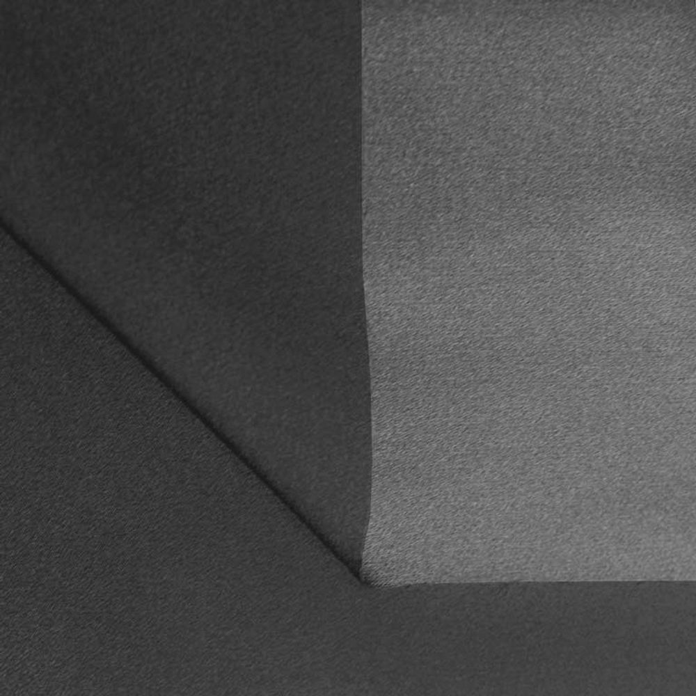 Креп барби 210 г/м², шир.150 см, в нарезке, цв. черный, 6м /TOS/