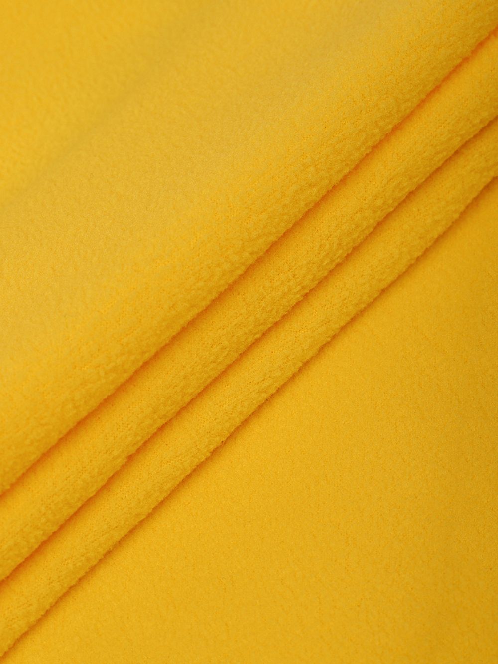 Флис 2-сторонний 190 г/м², 150 см / 2 метра, TBY-0059-001.2, цв.S001 желтый