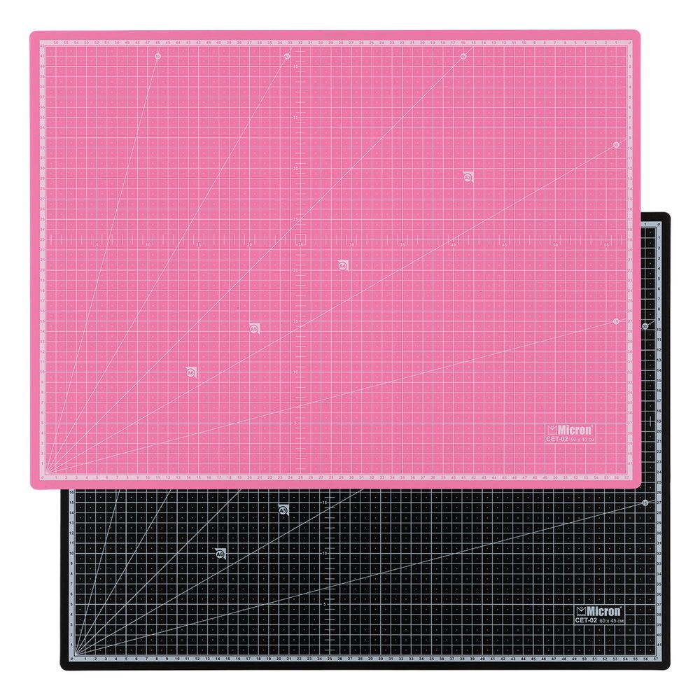 Коврик (мат) для резки двусторонний 60х45 см, (А2), п/п термоэластопласт, CET-02, Micron