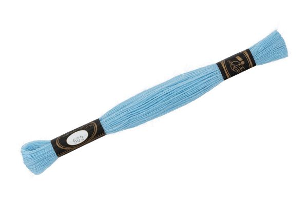 Мулине Радуга, цв.502 теплый голубой, Россия, 8 мотков по 15 метров