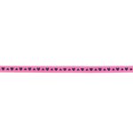 Лента атласная с рисунком _6.0 мм / 22.8 метров, S1/102 сердечки/св.лиловый, Gamma ALP-061