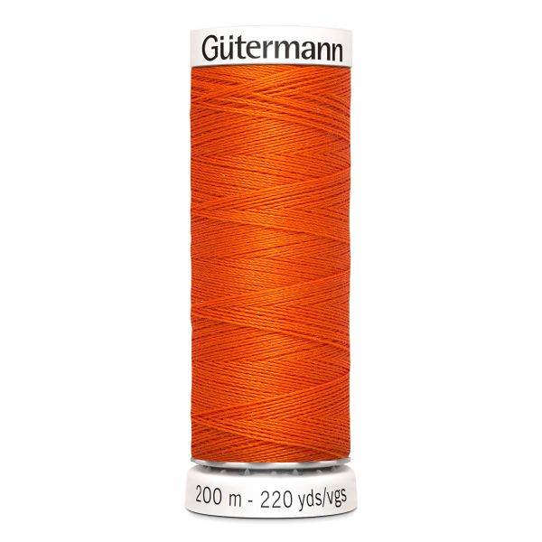 Нитки универсальные Gutermann Sew-all, 200м, 351 оранжевый, 5 катушек
