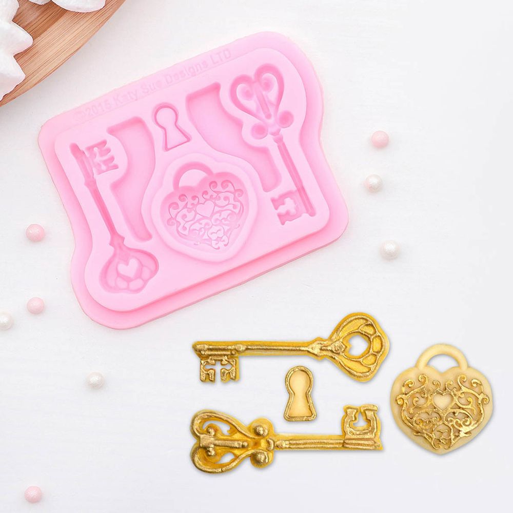 Молд 8,5х6,8х0,7 см, Ключ от сердца