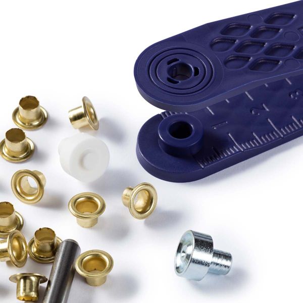 Блочки металл ⌀4 мм, латунь, золотой, 50 шт, Prym