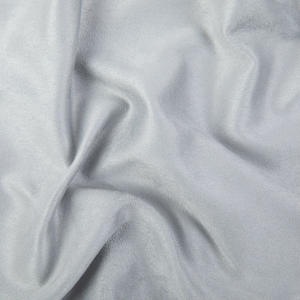 Замша искусственная Woven Suede 175 г/м², 147±2 см / 5 метров, 14-4202 silver (св.серый), Peppy Woven Suede