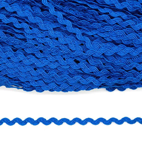 Тесьма вьюнчик, 3 мм, 30 метров (синий), 30 метров