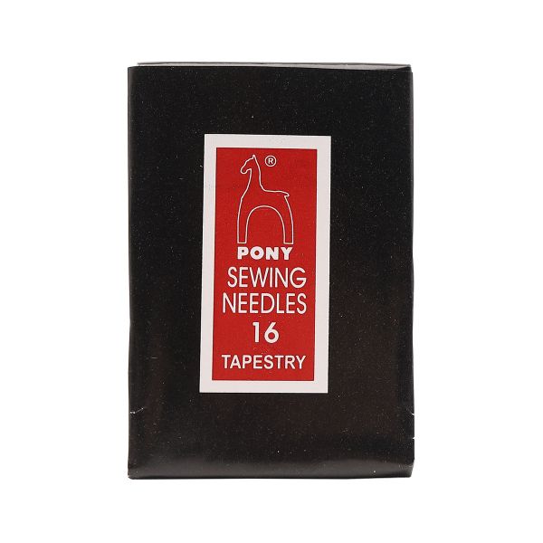 Иглы ручные гобеленовые с золотым ушком Tapestry №16, 25 шт, PONY, 05154